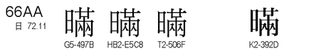 U+66AA